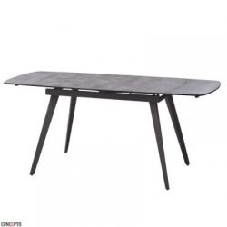 Стол раскладной Largo Iron Grey глазурованное стекло 120-180 см