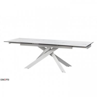 Стол раскладной Gracio Straturario White керамика 160-240 смв Киеве и Украине. Лучшая цена - Меблиотека