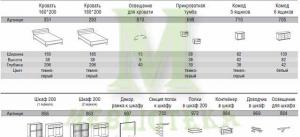 Спальня Medina 643